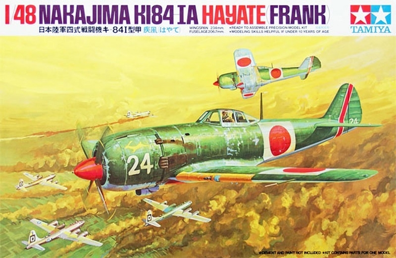 1/48 Nakajima Ki-84-IA Hayate - Frank - 61013 - Model Kits-Plastic ...