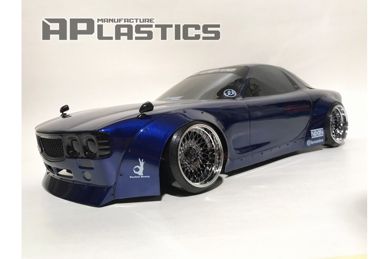 Mazda RX7 FD Boss 1 10 Body Clear RC Cars Trucks Accessories Hobbycorner Aplastic