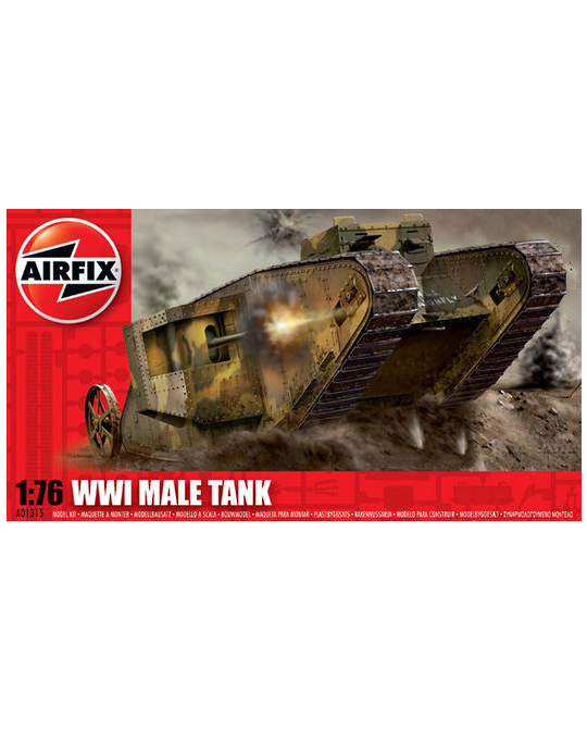 1/76 WWI Male Tank