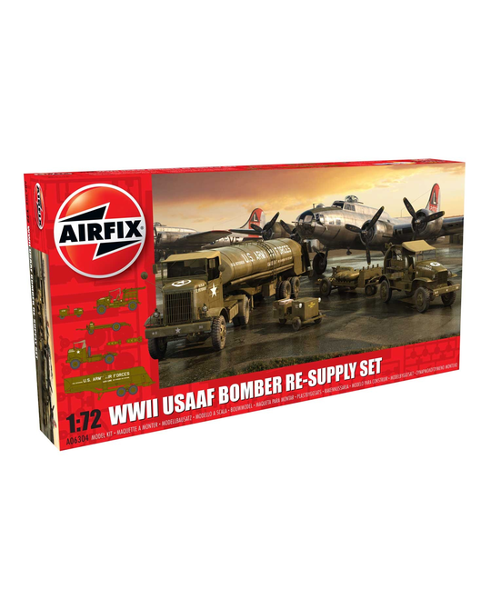 WWII USAAF 8th Air Force Bomber Resupply Set 1/72