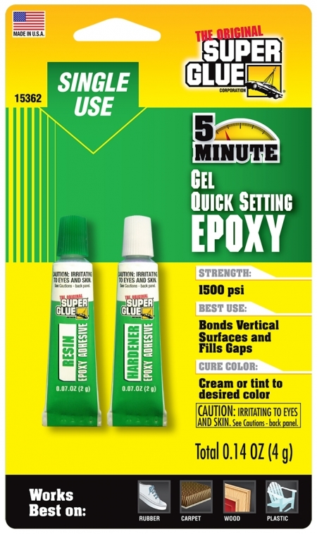 Single Use Quick Setting Gel Epoxy - 15362 - Glues & Solvents-Epoxy ...