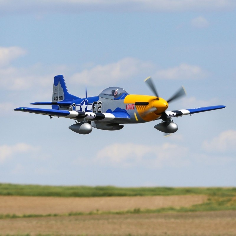 E flite p51d store mustang