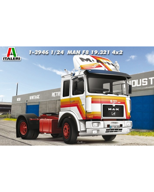 1/24 MAN F8 19.321 4x2 Truck Model - 1-3946