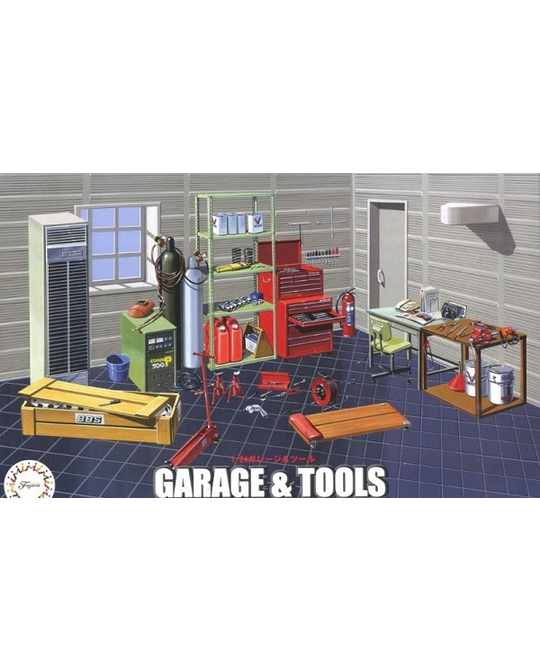 1 24 Garage And Tools Accessory Pack Model Kits Plastic Model Kits   24644 540 670 