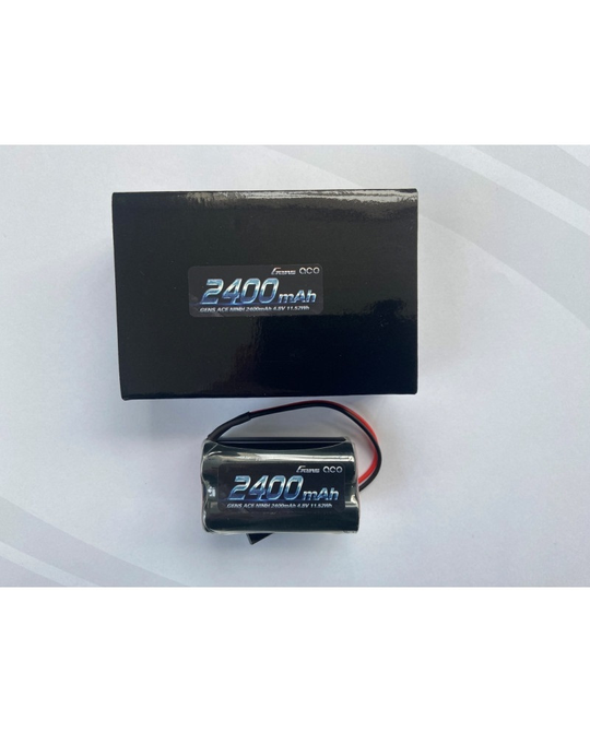 2400mah MiMh Square RX Pack 4.8V JR Plug