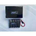 2400mah NiMh Flat RX Pack 6V JR Plug