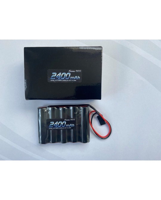 2400mah NiMh Flat RX Pack 6V JR Plug