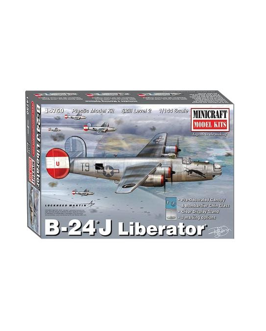 Minicraft - 1/144 Consolidated B-24J Liberator - 14750