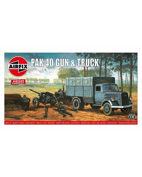 1/76 PAK 40 Gun and Truck - A02315V