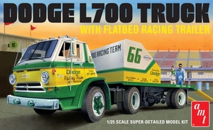 1/25 1966 Dodge L700 Truck with Trailer - 1368 -model-kits-Hobbycorner