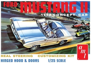 1/25 1963 Ford Mustang II Concept Car - 1369-model-kits-Hobbycorner