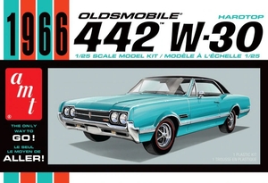 1/25 1966 Oldsmobile 442 Hardtop - AMT1432-model-kits-Hobbycorner