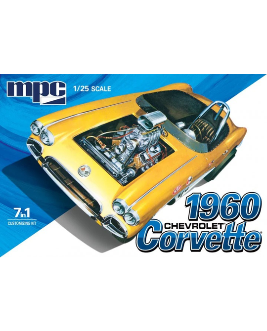 1/25 1960 Chevrolet Corvette 7-in-1 Custom Kit - MPC1002