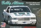 1/24 Chevrolet Bobby Allison 1982 Monte Carlo 'Flat Nose'