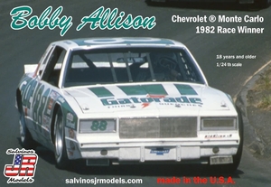 1/24 Chevrolet Bobby Allison 1982 Monte Carlo 'Flat Nose'-model-kits-Hobbycorner