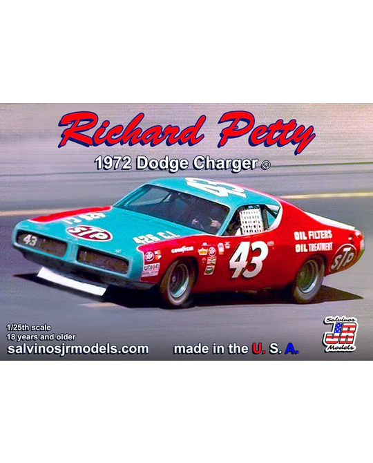 1/25 Richard Petty 1972 Dodge Charger Talladega