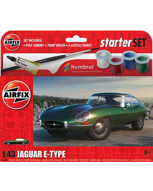 1/43 Jaguar E-Type Starter Set - A55009