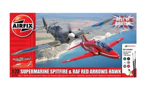 1/72 Best of British Spitfire and Hawk - A50187-model-kits-Hobbycorner