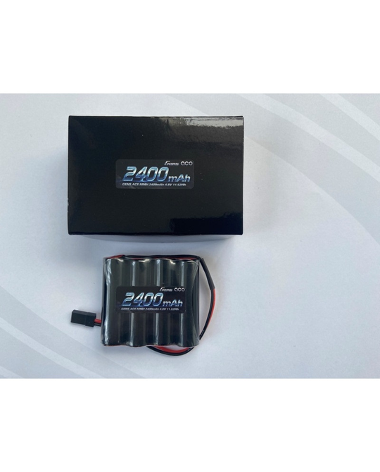 4.8V 2400mah NiMh Flat RX Pack JR Plug