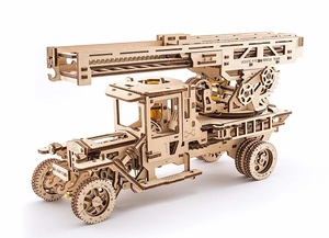 Fire Truck Wooden Model Kit - 120310-model-kits-Hobbycorner