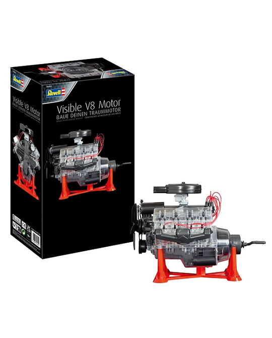 1/4 Visible V-8 Engine Model Kit - 00460