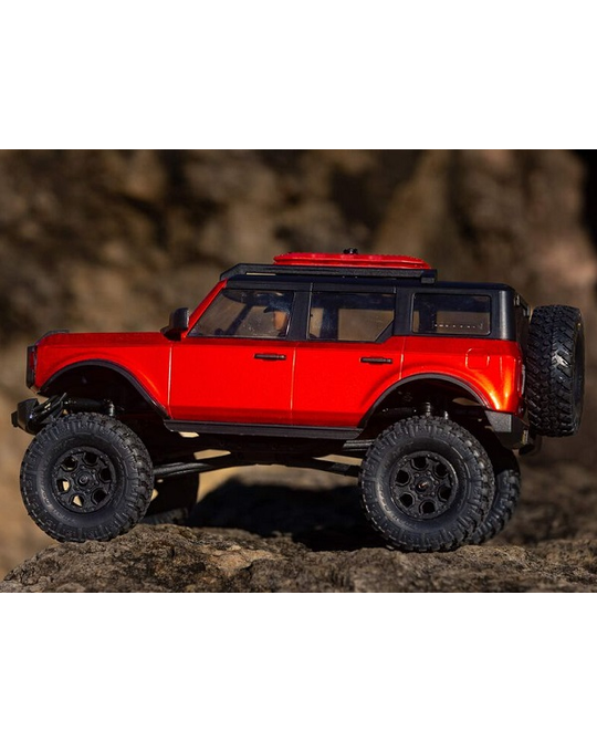 SCX24 1/24 2021 Ford Bronco 4WD Truck RTR - Red