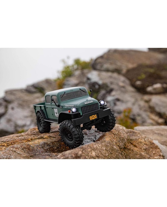 SCX24 1/24 Dodge Power Wagon 4WD Rock Crawler RTR - Green