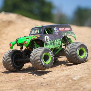 1/18 Mini LMT 4X4 Brushed Monster Truck RTR, Grave Digger-rc---cars-and-trucks-Hobbycorner