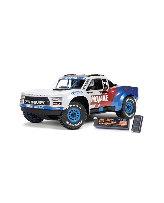 MOJAVE GROM 223S BLX Brushless 4X4 Small Scale Desert Truck RTR - White