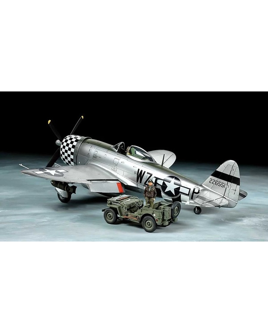 1/48 P-47D Bubbletop & 4x4 LV - 25214