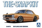 1/32 Nissan Skyline 2000 GT-R - Safari Brown - Snap Kit - 6473