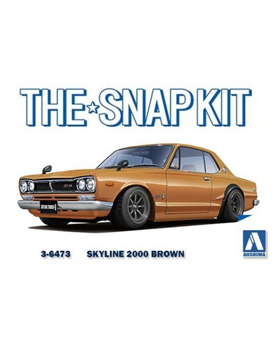 1/32 Nissan Skyline 2000 GT-R - Safari Brown - Snap Kit - 6473