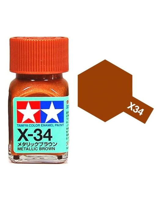 Enamel – X34 Metallic Brown - 8034