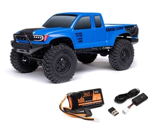 1/24 SCX24 Base Camp 4x4 Rock Crawler Brushed RTR - Blue-rc---cars-and-trucks-Hobbycorner