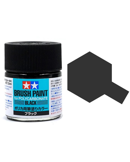 Polycarbonate Brush Paint for POLYCARBONATE (Black) - 87228