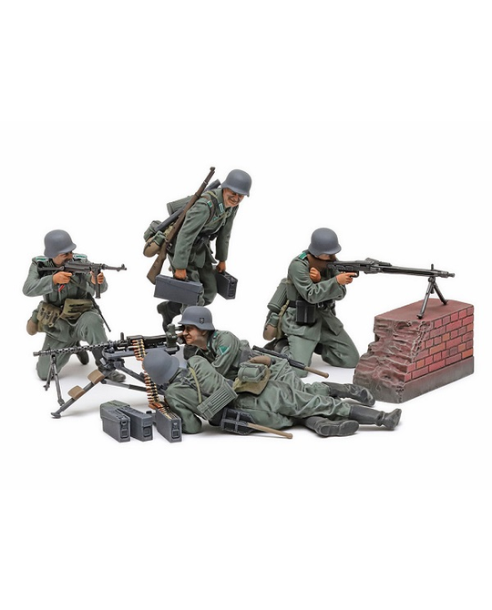 1/35 German Machine Gun Team (Mid-WWII) - 35386