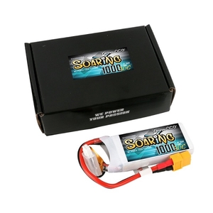 1000mAh 2S 7.4v 30C JST plug - Soaring Series - 70x34x11mm 63g-batteries-and-accessories-Hobbycorner