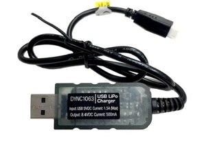 USB Charger SCX24 LiPo Input 5V,2A Output 4.2V/cell, 800mAh, JST-XH-chargers-and-accessories-Hobbycorner