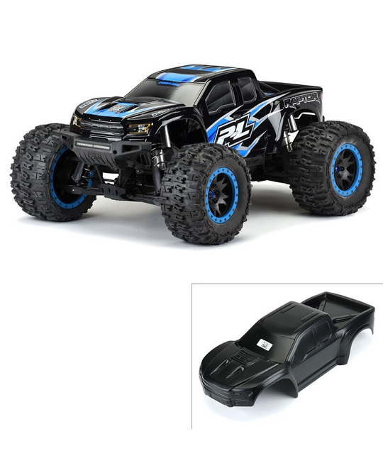 Pre-Cut 2017 Ford F-150 Raptor Black Body for X-MAXX