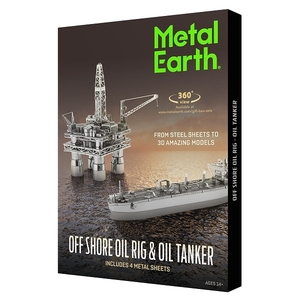 Off Shore Oil Rig and Oil Tanker - MMG105-model-kits-Hobbycorner