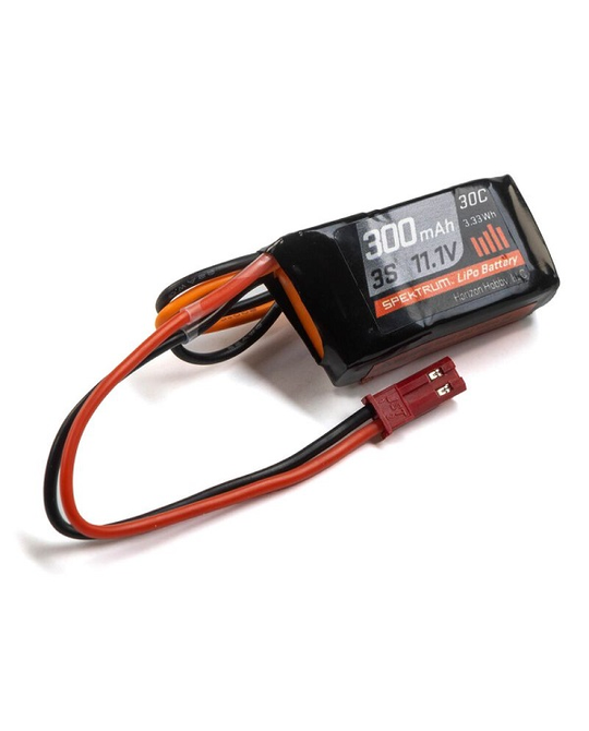 300mAh 3S 11.1V 30C LiPo Battery - JST