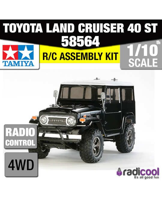 TAMIYA 1- 10 Land Cruiser 40 St Custom -  58564