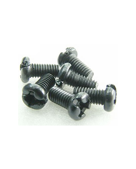 3 x 6mm Steel RH Screw (cross Head) (6) -  126306RCR