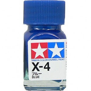 X4 Enamel Blue -  8004-paints-and-accessories-Hobbycorner