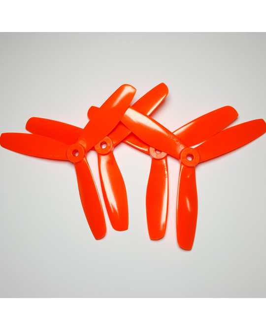 Indestructible 5045 Tri- Blade V2 -  Orange -  T5045V2- ORANGE