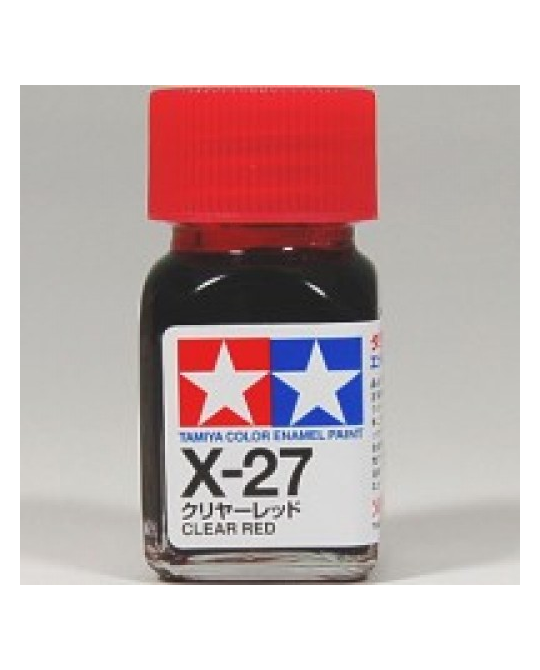 X27 Enamel Clear Red -  8027