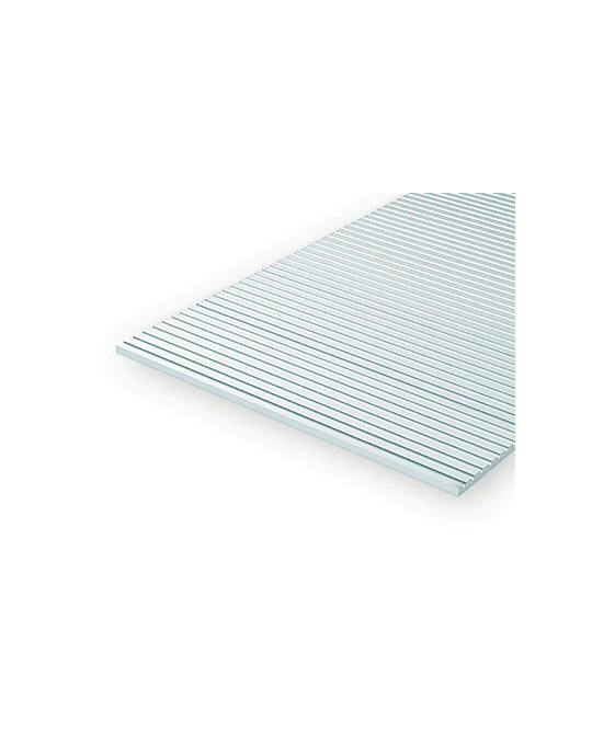 Styrene - V Groove 3.2mm- 15cm x 29cm x 1mm