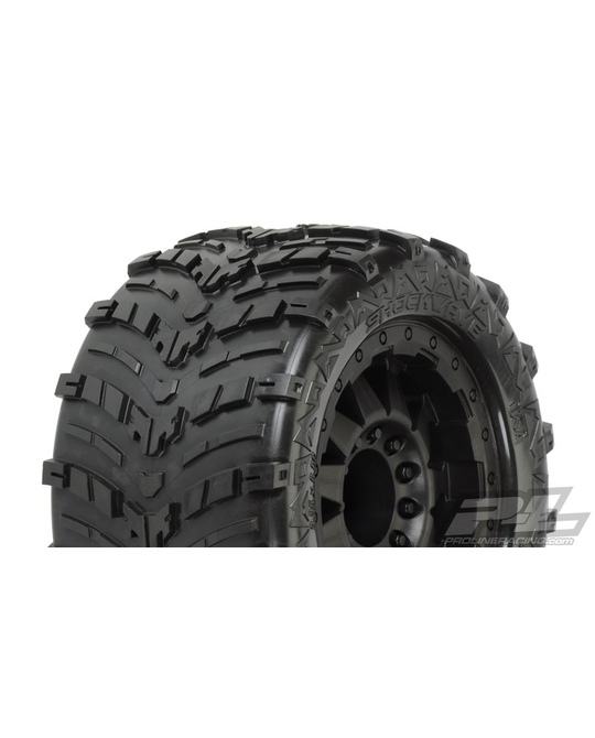 Shockwave 3.8" (Traxxas Style Bead) All Terrain Tires Mounted -  1193- 13