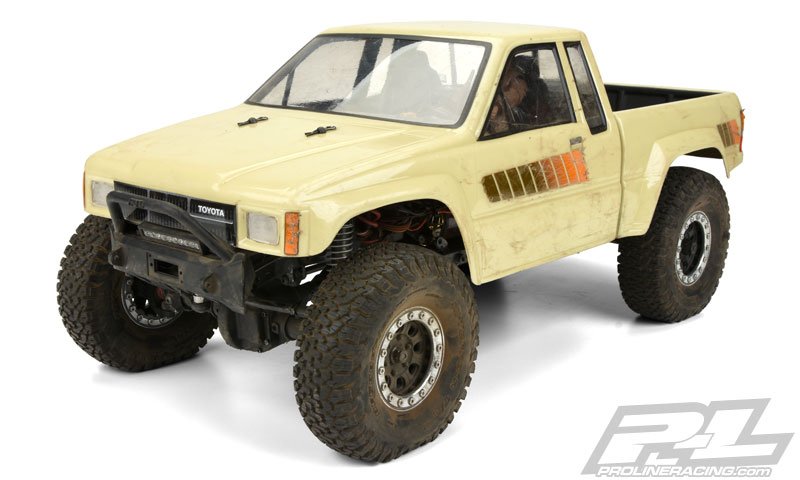 1985 Toyota HiLux SR5 Clear Body Cab Bed 3466 00 RC Cars Trucks Accessories Hobbycorner Proline